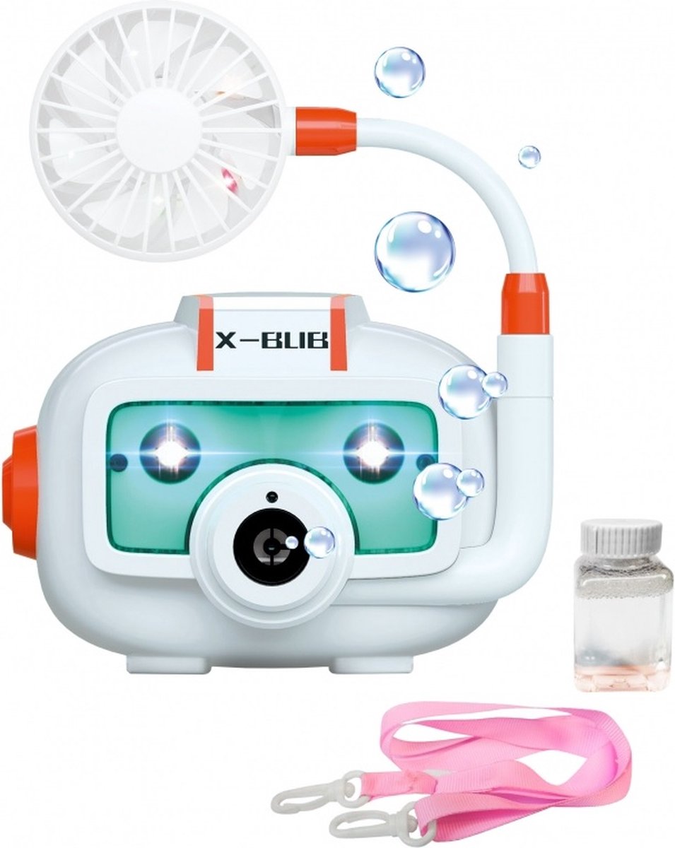 Bellenblaasmachine - Bellenblaasmachine - Camera - Met licht en geluid - Inclusief koord