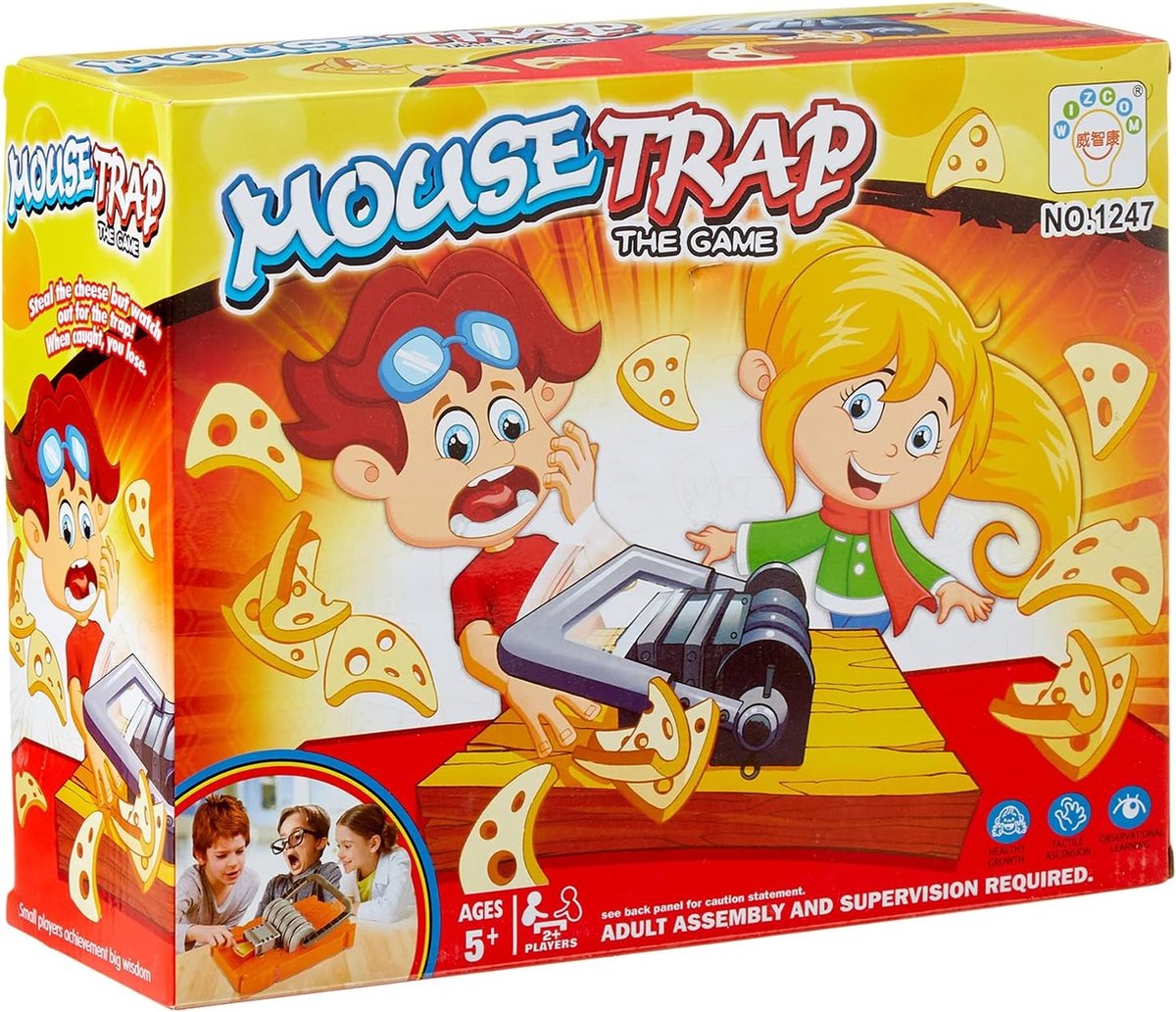 Muizenvalspel - Behendigheidsspel - Voor Kinderen 5-10 Jaar - Kinderspel - Actiespel - Spel Muizenval
