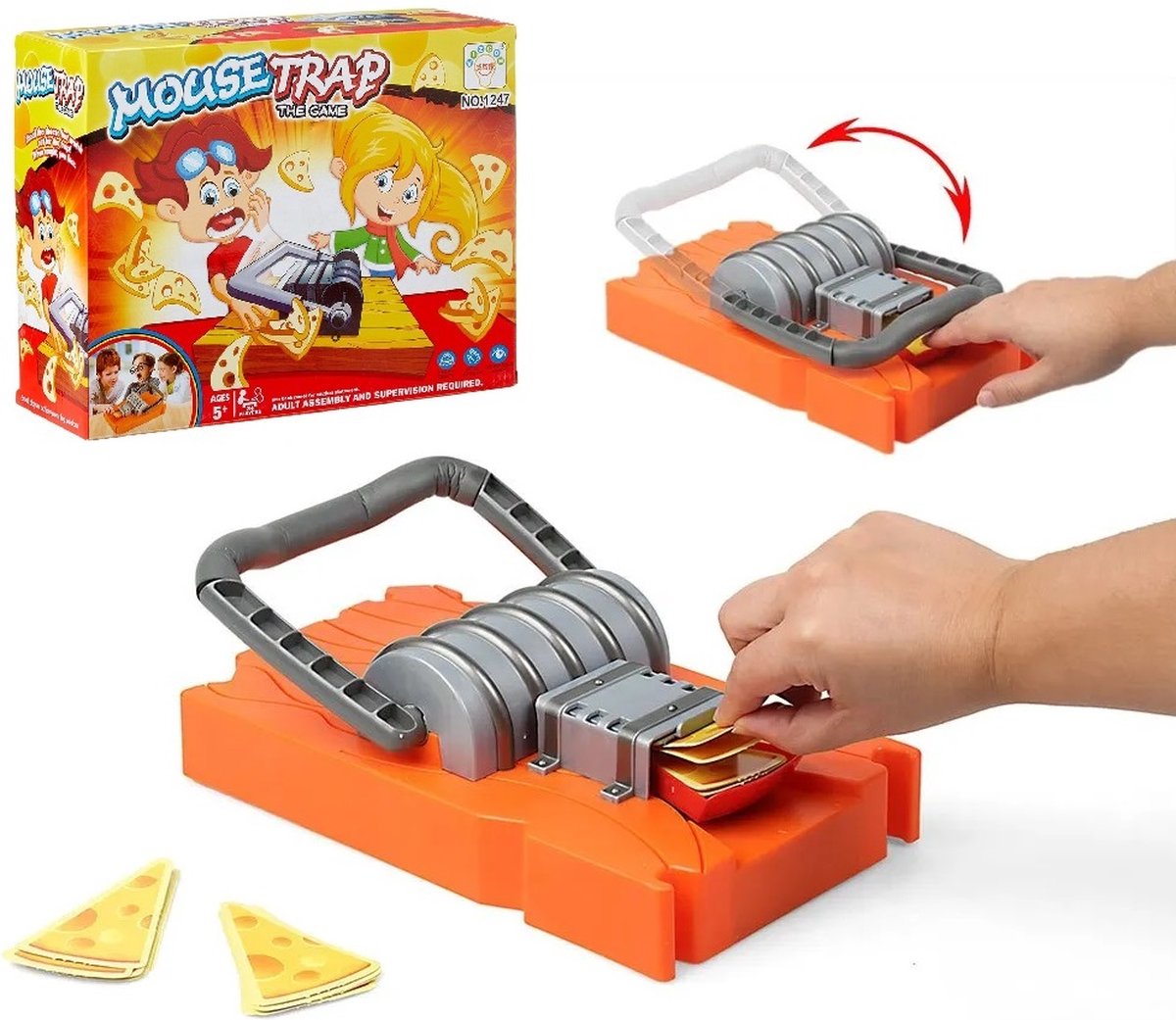 Muizenvalspel - Behendigheidsspel - Voor Kinderen 5-10 Jaar - Kinderspel - Actiespel - Spel Muizenval