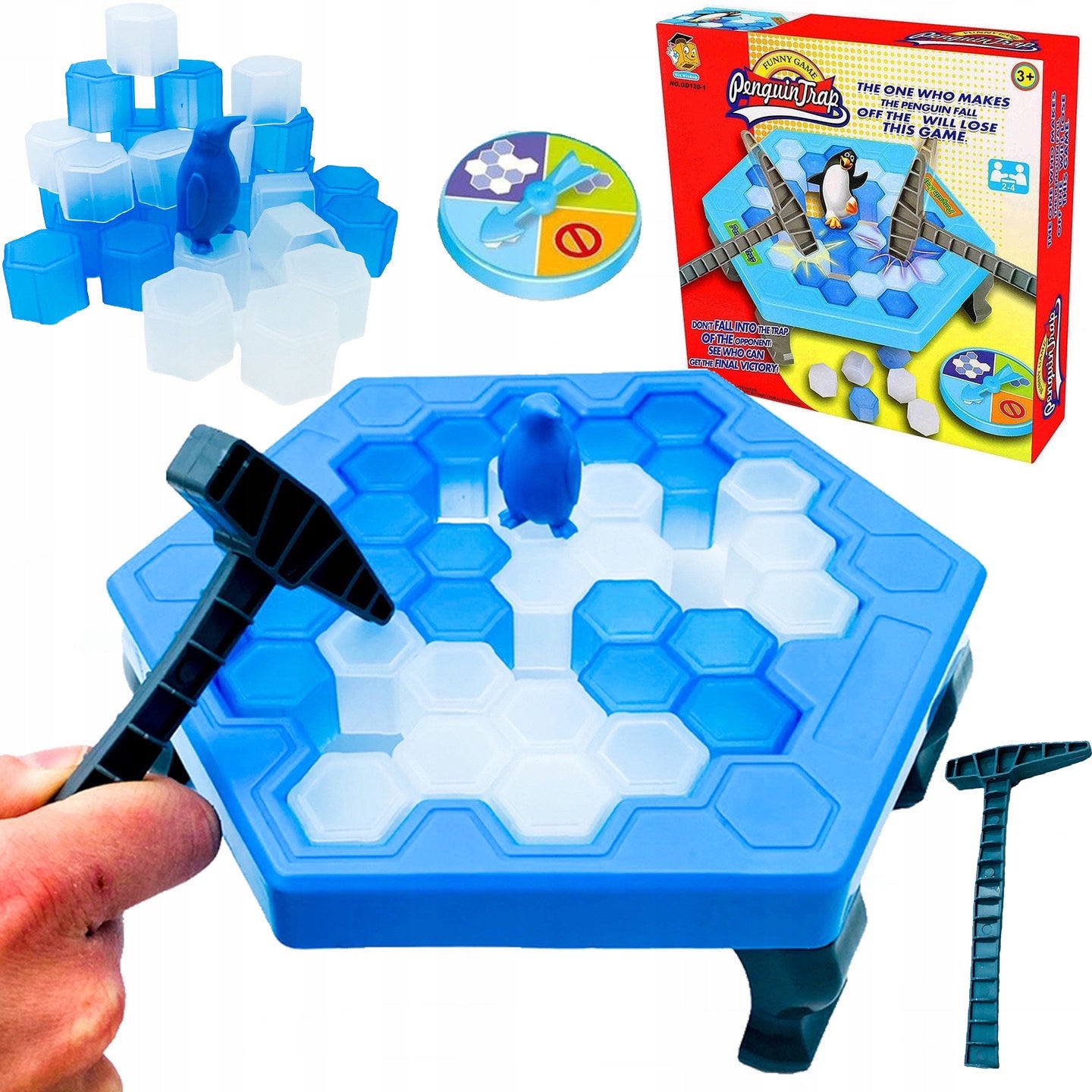 Pinguin spel - Breek het ijs pinguin spel - Familiespel - Paniek op het ijs - Pinguin op ijs