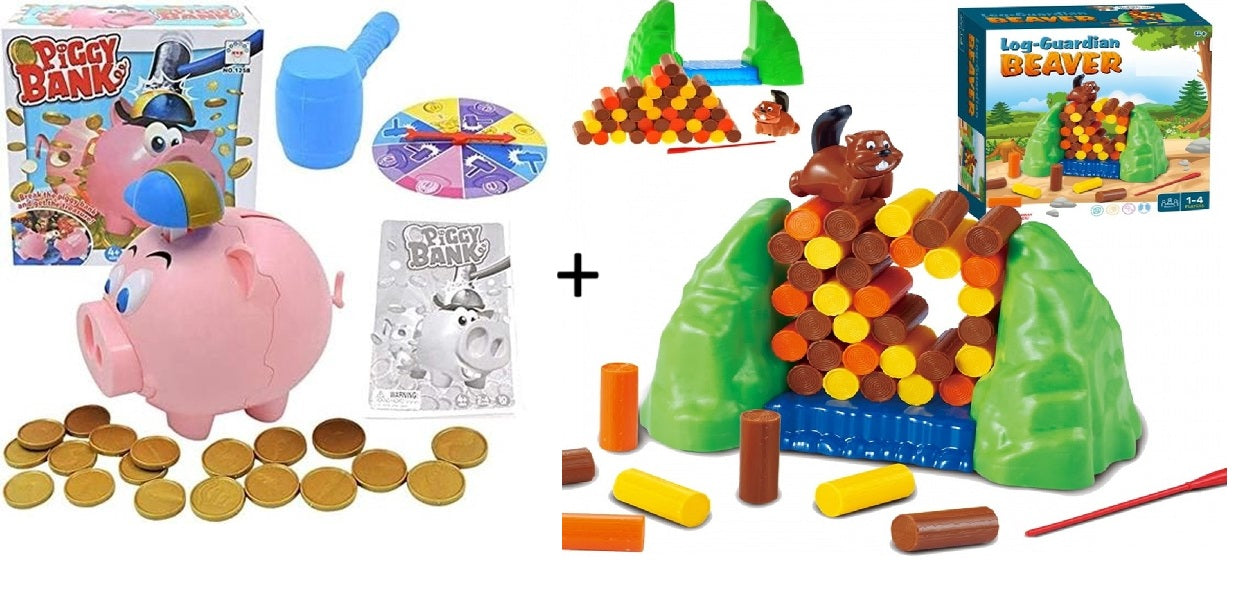 Explosief Spaarpot Spel + Vallende Bever Dam spel – Slechts €29,95!