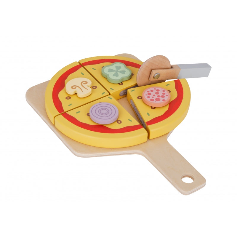 TOOKY TOY Speelgoed Pizzeria Houten Pizzaoven Accessoires