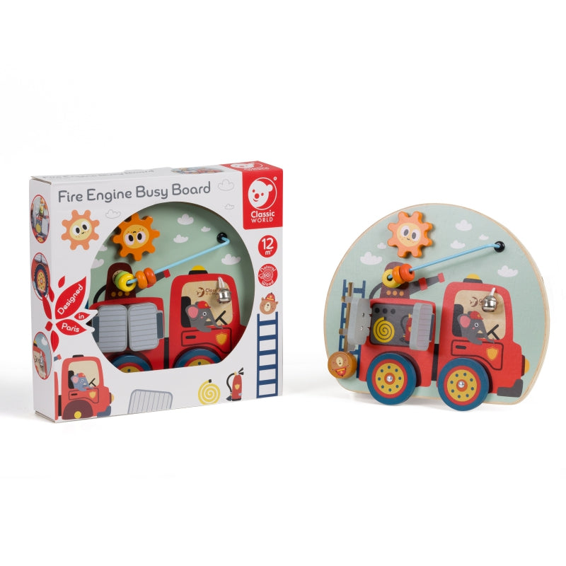 CLASSIC WORLD 6-in-1 multifunctionele brandweerauto speelbord
