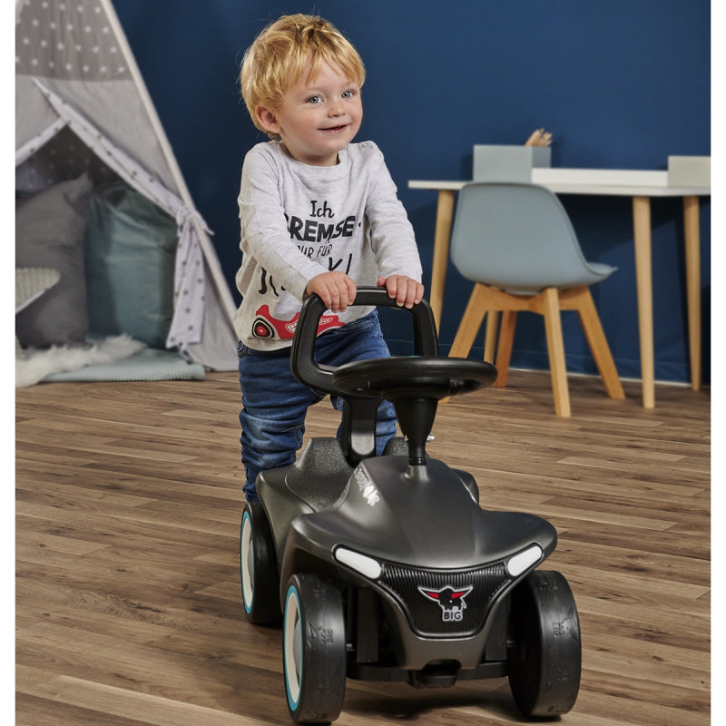 BIG Handvat en Rugsteun voor Bobby Car Loopwagen zwart