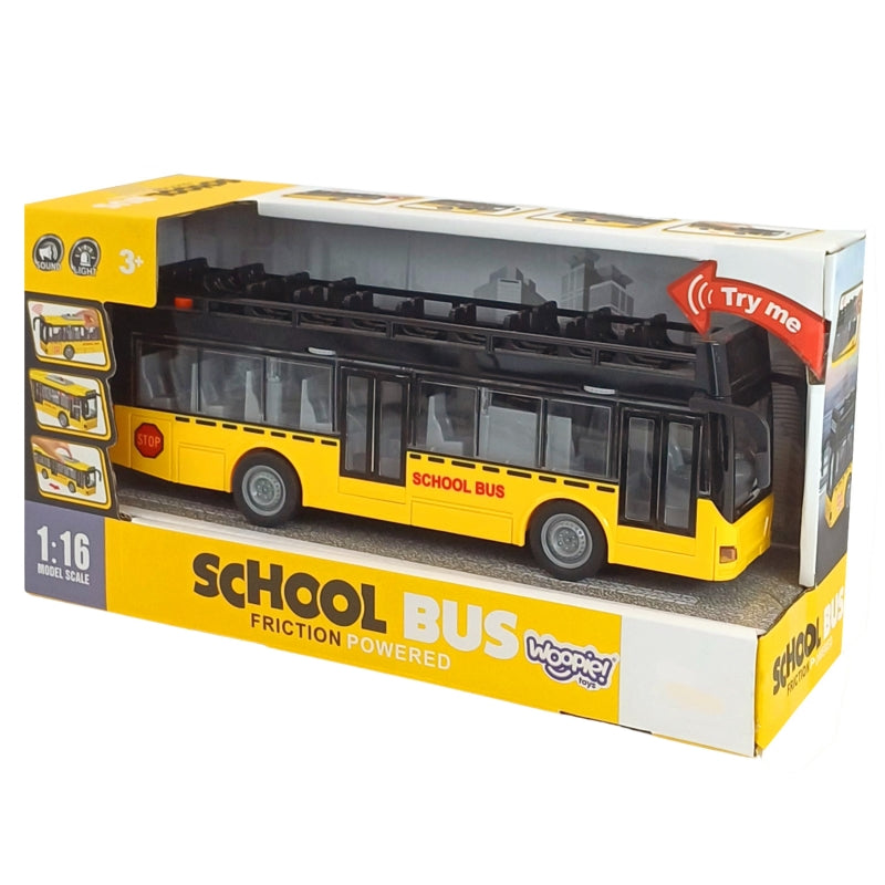WOOPIE Speelgoed Bus met Licht en Openende Deuren