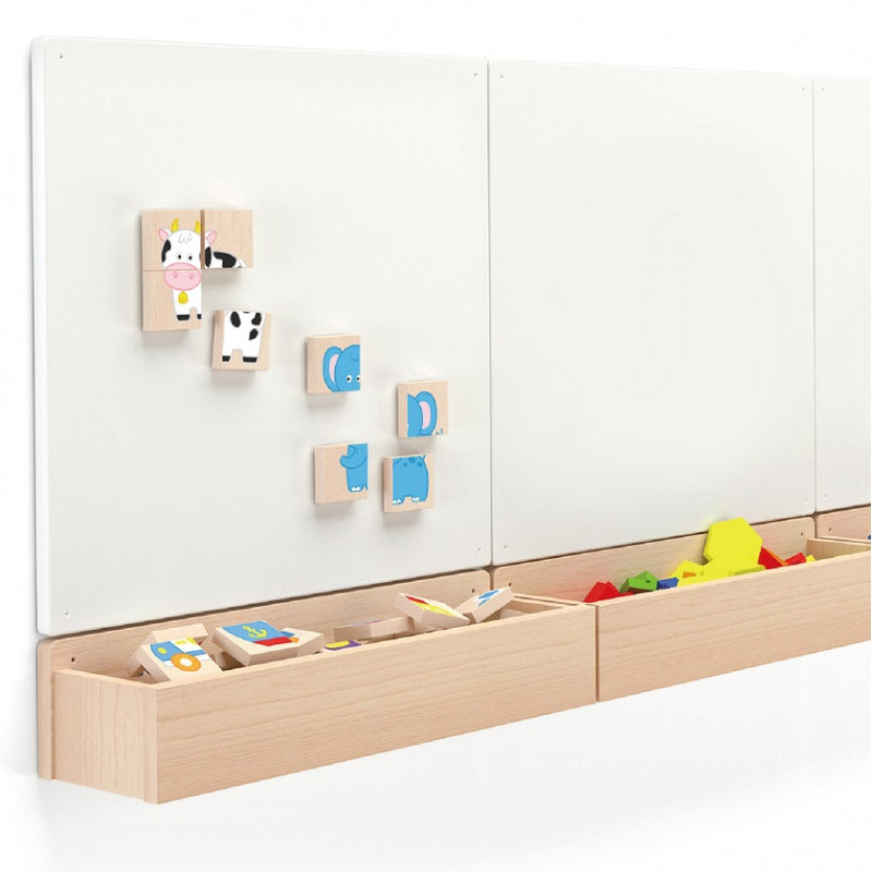 VIGA Houten Magnetische Dierenpuzzel