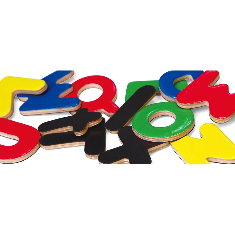 VIGA Houten Magnetische Letters met Magneet – Leren Schrijven en letters herkennen