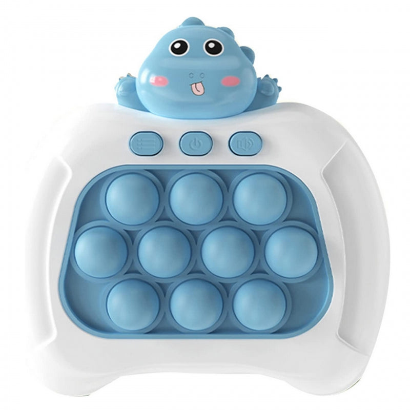 WOOPIE Fidget POP IT - Elektronisch spel -Anti-stress - Behendigheidsspel - Blauwe Dinosaurus
