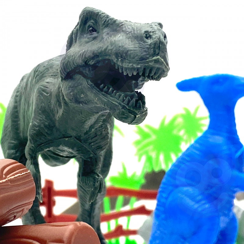 WOOPIE Dinosaurussen Figuren 40 stuks - Dino figuren speelgoed in doos