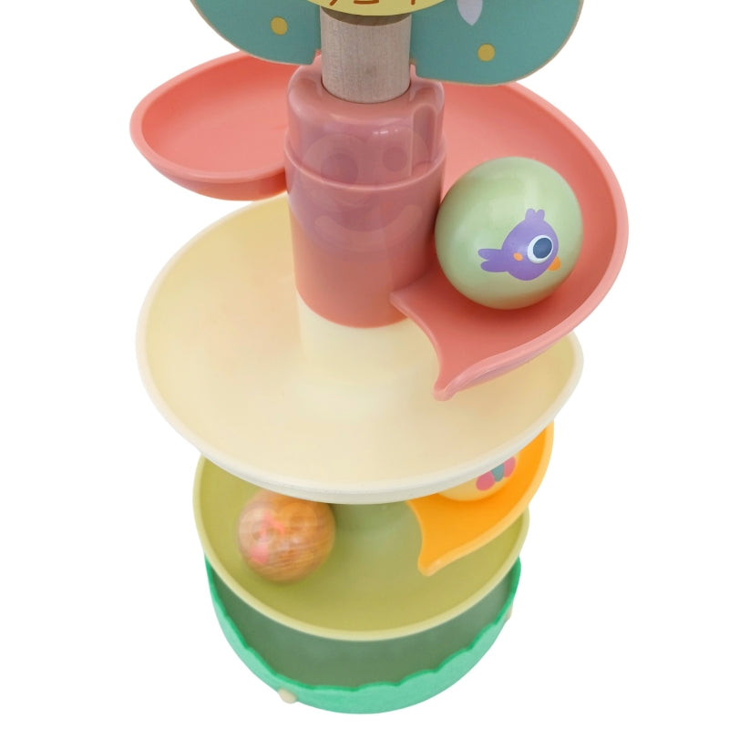 WOOPIE Houten ballen toren Sensorisch Educatief 6 stuks