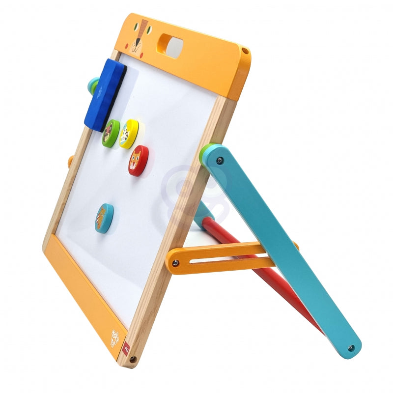TOOKY TOY Educatief Bord 2-in-1 Magnetisch & Krijtbord voor Kinderen