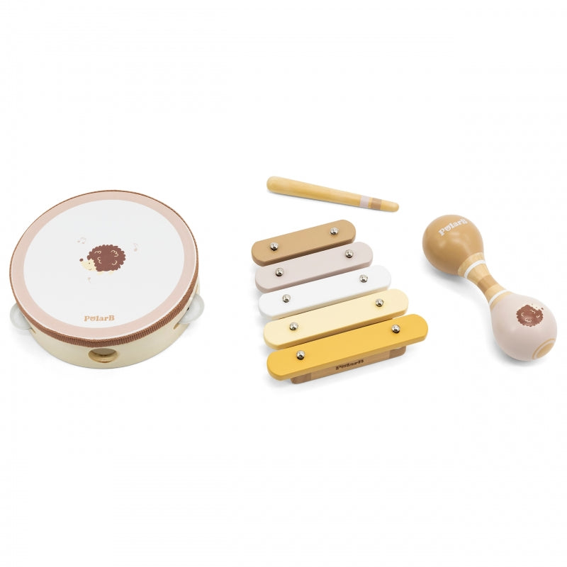 VIGA PolarB Houten Muziekinstrumentenset met Egel