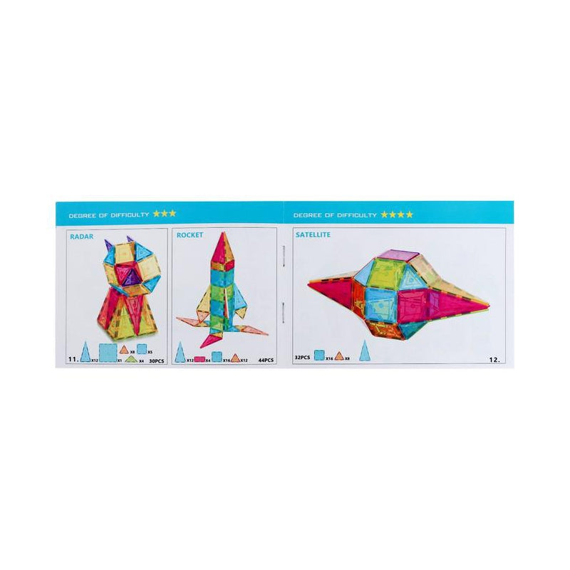 WOOPIE Magnetische Bouwblokken Montessori 3D, 28 stuks