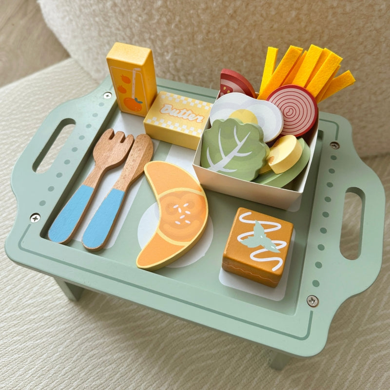 WOOPIE Ontbijt set en Restaurant met dienblad en accessoires