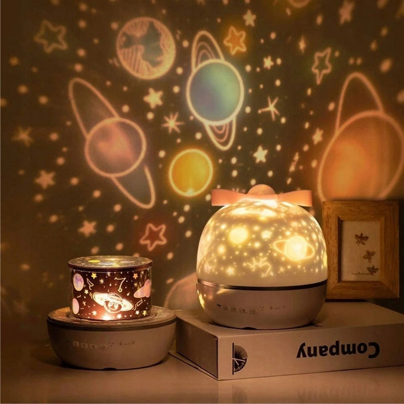 WOOPIE Sterrenprojector "Magische Dromen" voor kinderen, LED-projector met 6 standen