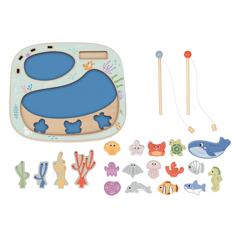 TOOKY TOY Vang de Vis Behendigheidsspel Montessori Puzzel