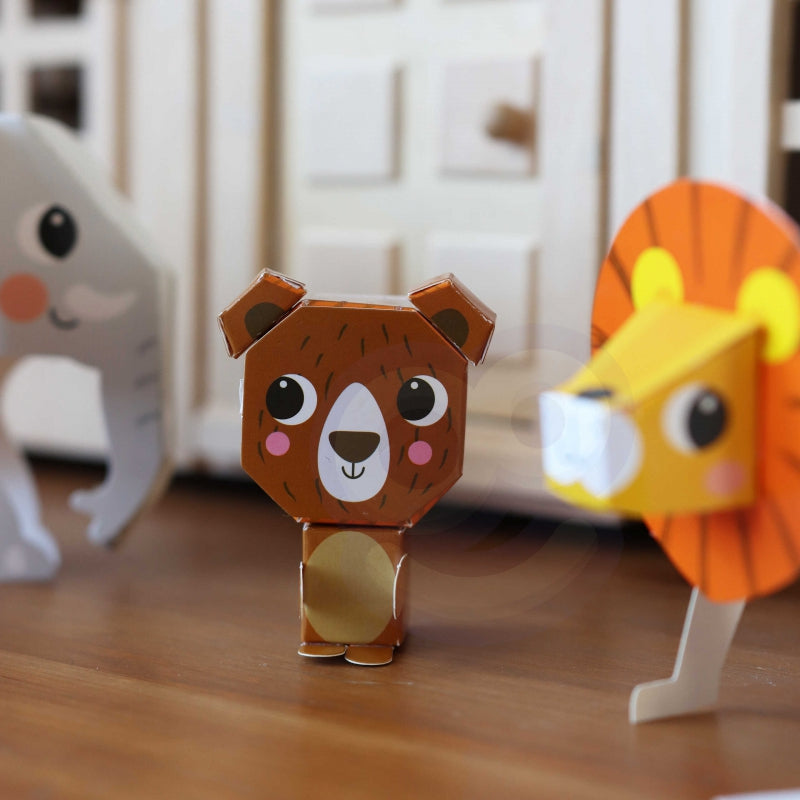 WOOPIE ART&FUN Origami set - Knutsel 3D dieren - 10 Dieren