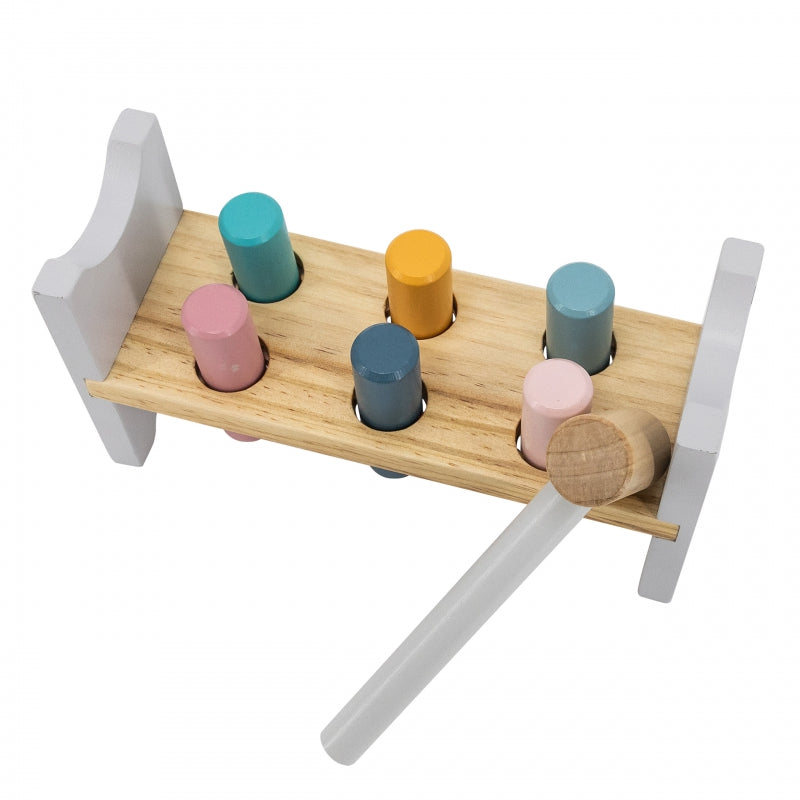 VIGA Houten Piramide + IJsbeer Hamer Set