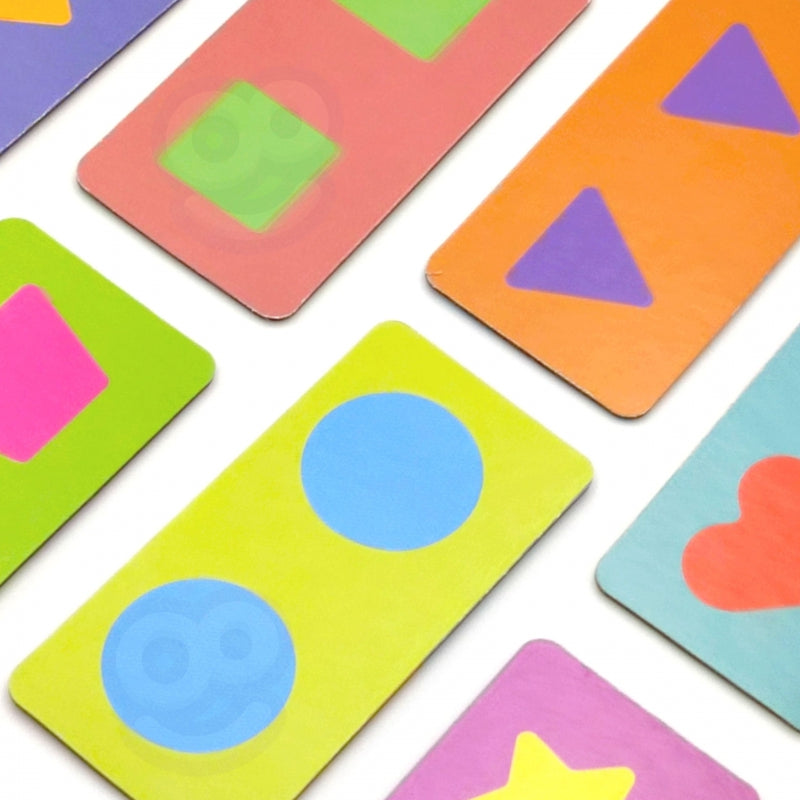 WOOPIE Dominospelset Transport Dieren Schuifpuzzels voor kinderen