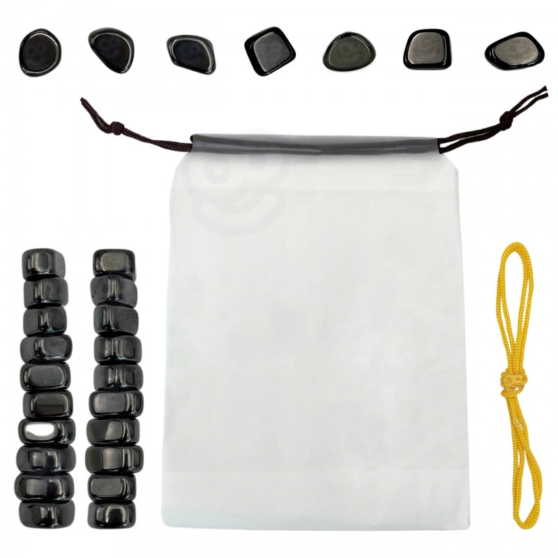 WOOPIE Magnetische schaakspel met Stenen 27 stuks - Touwspel