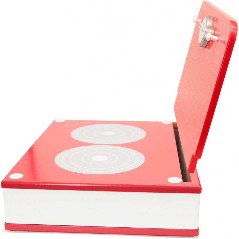 CLASSIC WORLD Houten Keuken 2in1 Grill + Kinderfornuis - 22 stuks