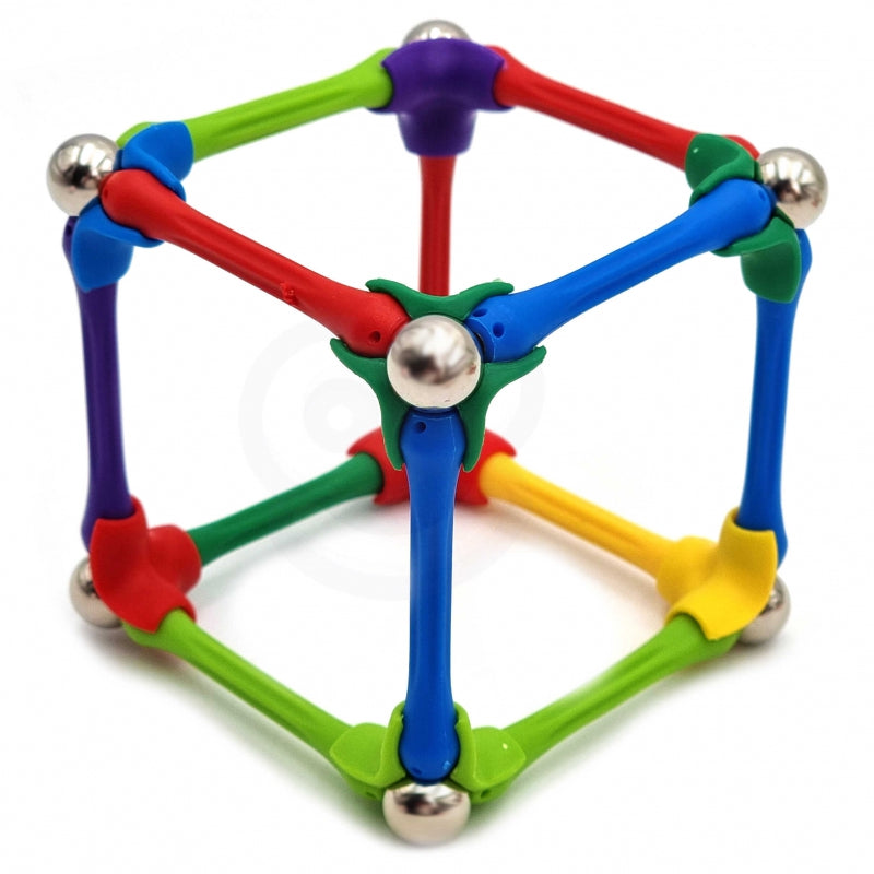 WOOPIE Magnetische Bouwstenen, Staafjes Creatieve Puzzel 110 stuks