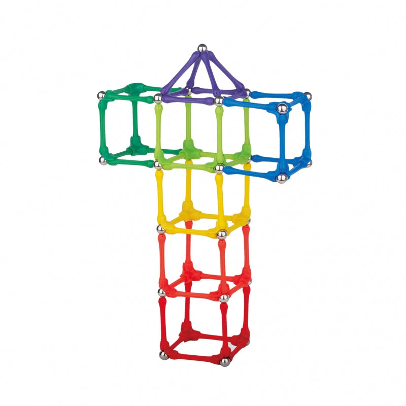 WOOPIE Magnetische Bouwstenen, Staafjes Creatieve Puzzel 110 stuks