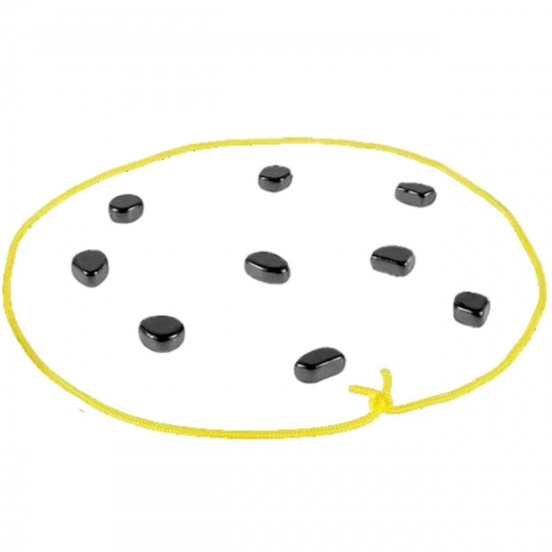 WOOPIE Magnetische schaakspel met Stenen 27 stuks - Touwspel