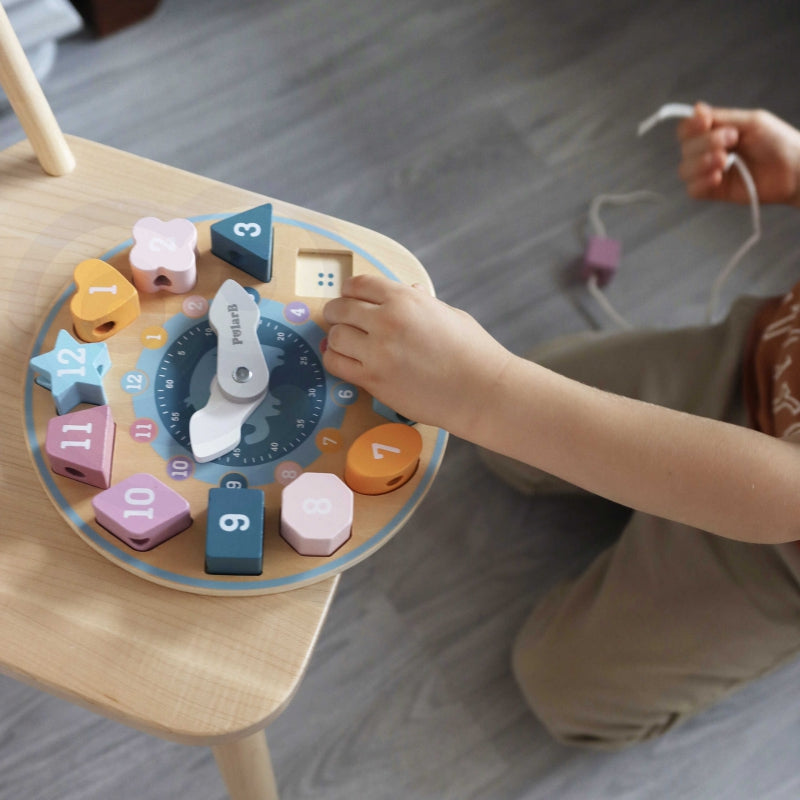 VIGA PolarB Klok Rijgspel Montessori