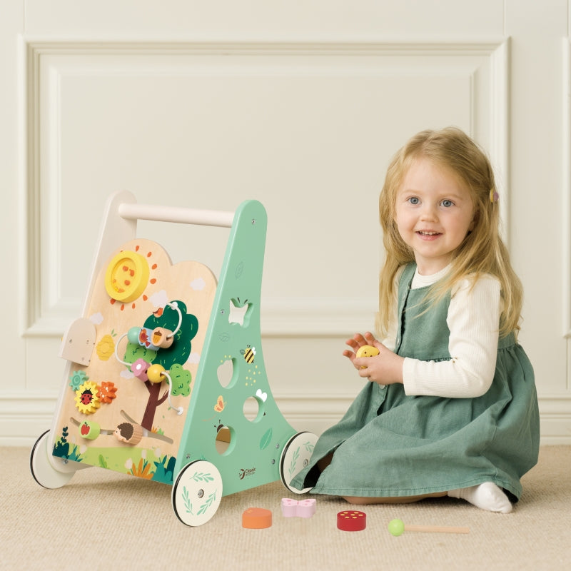 CLASSIC WORLD Houten Multifunctionele Duwwagen 8-in-1