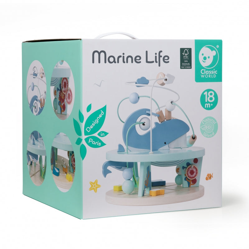 CLASSIC WORLD Houten Educatief Zeeleven Speelbord
