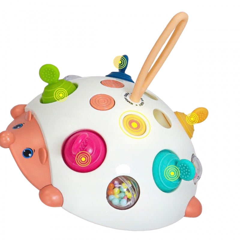 WOOPIE BABY Sensorisch Egel Pop-it Speelgoed voor Baby's