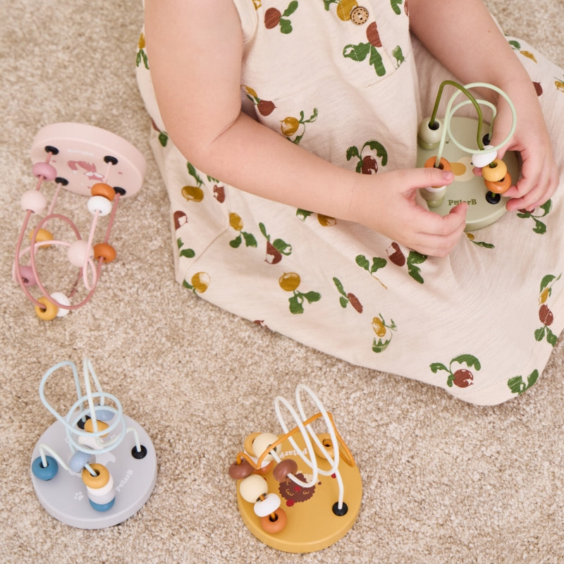 VIGA PolarB Houten Handzame Labyrint Rijgloop Motorische Speelgoed 1 stuk