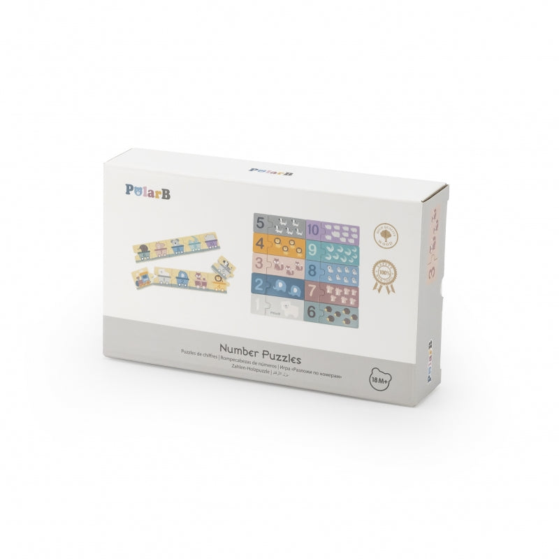 VIGA PolarB Houten Cijferpuzzel Montessori