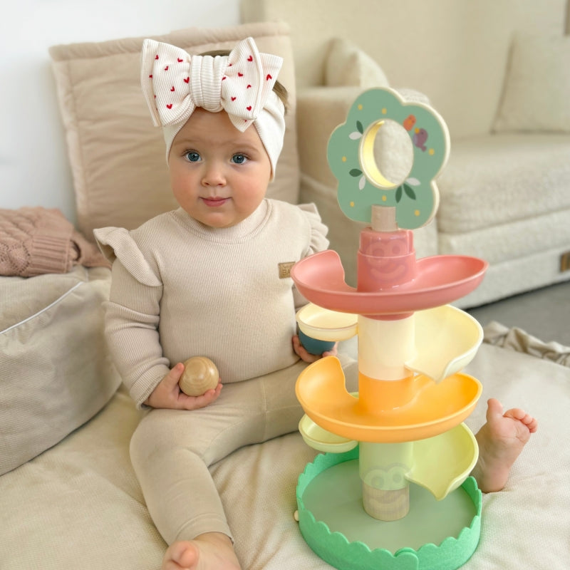 WOOPIE Houten ballen toren Sensorisch Educatief 6 stuks