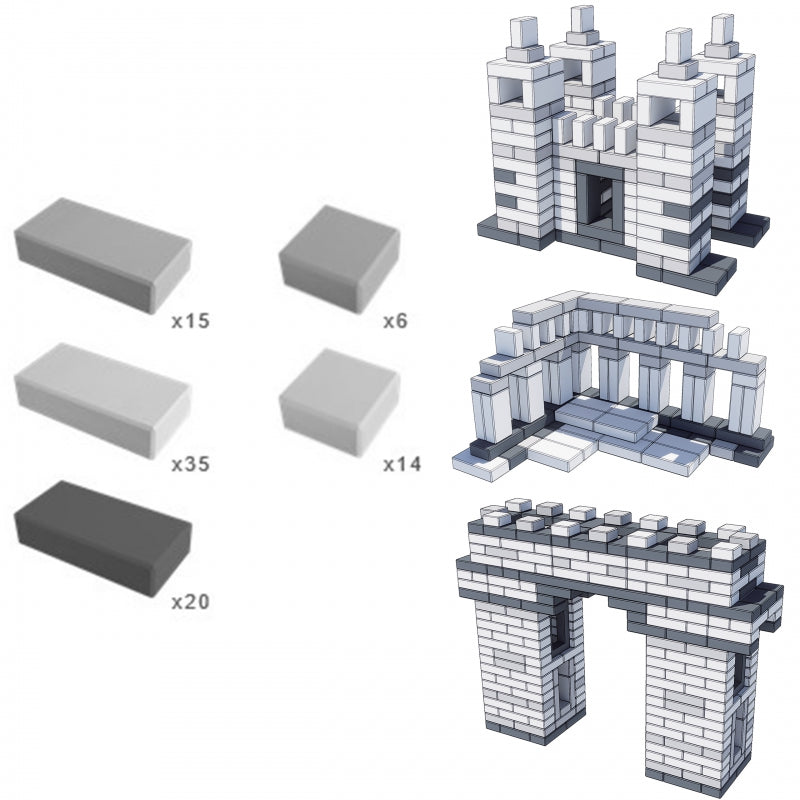 CLASSIC WORLD Mega Bouwstenen - EVA Bricks - Zacht voor de Bouw - 90 stuks