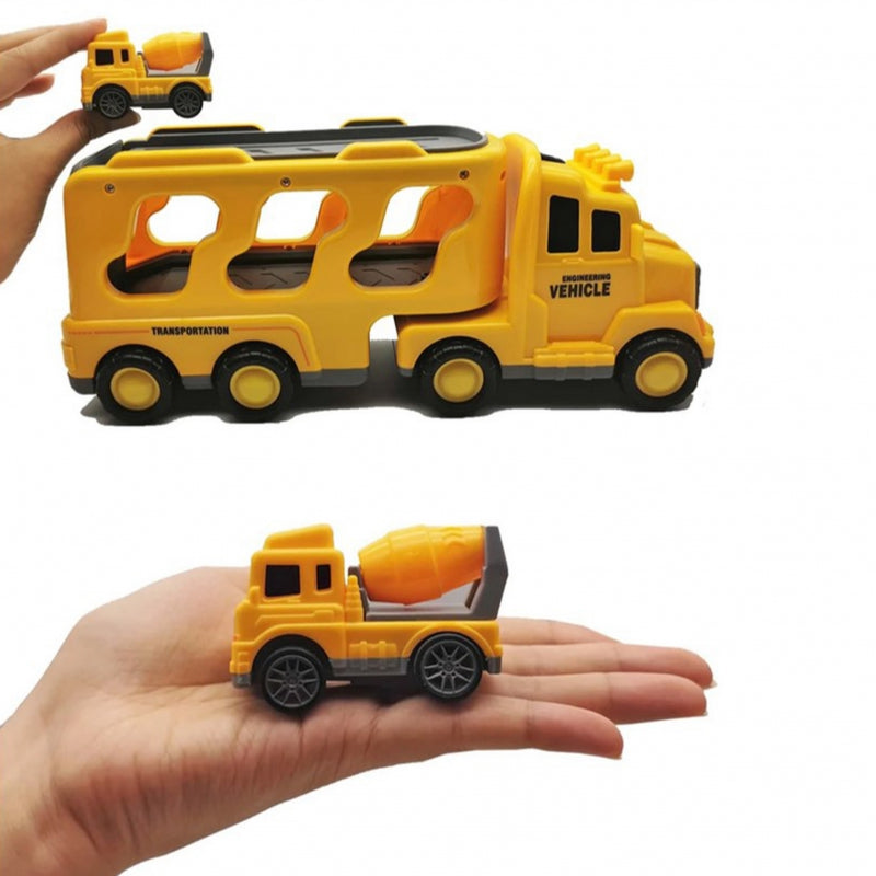 WOOPIE Speelgoed Wegtransportwagen set met 5 auto's - Pechhulp