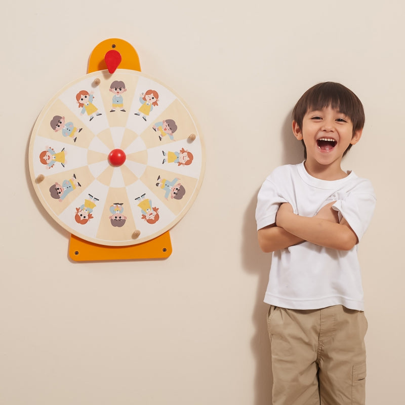 VIGA Emotie rad met FSC Certificaat - Herken emoties - Montessori speelgoed