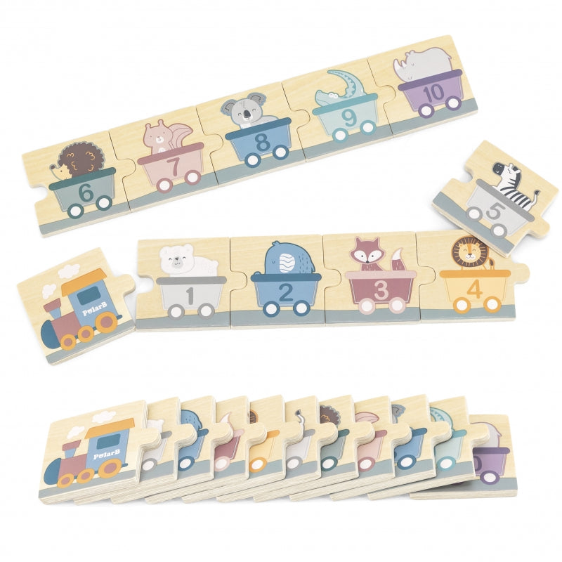 VIGA PolarB Houten Cijferpuzzel Montessori