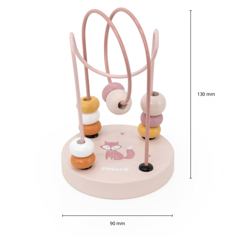 VIGA PolarB Houten Handzame Labyrint Rijgloop Motorische Speelgoed 1 stuk