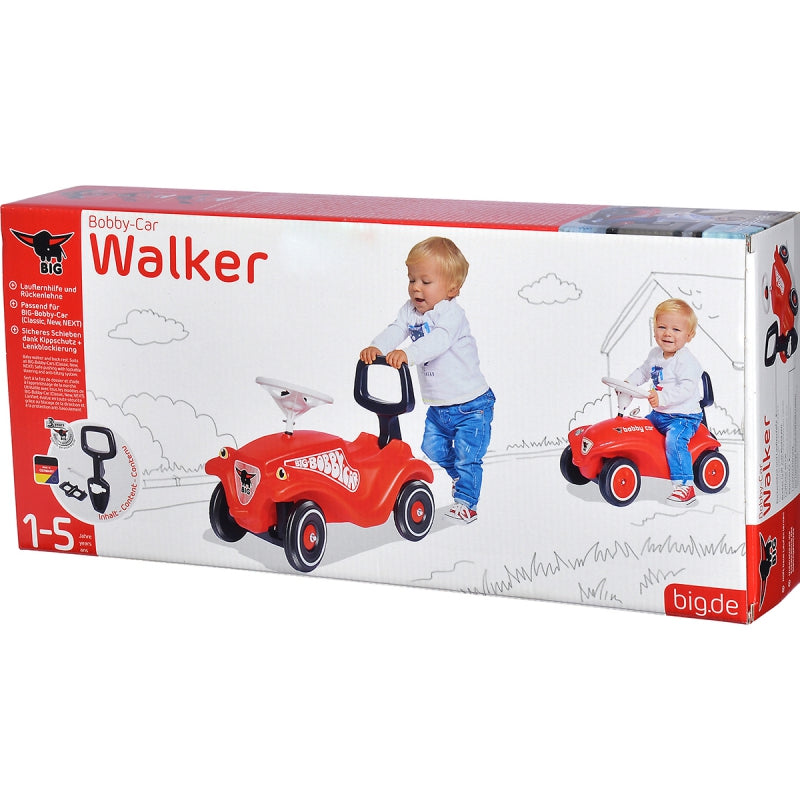 BIG Handvat en Rugsteun voor Bobby Car Loopwagen zwart