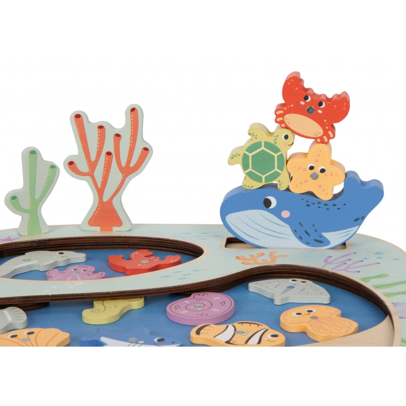 TOOKY TOY Vang de Vis Behendigheidsspel Montessori Puzzel