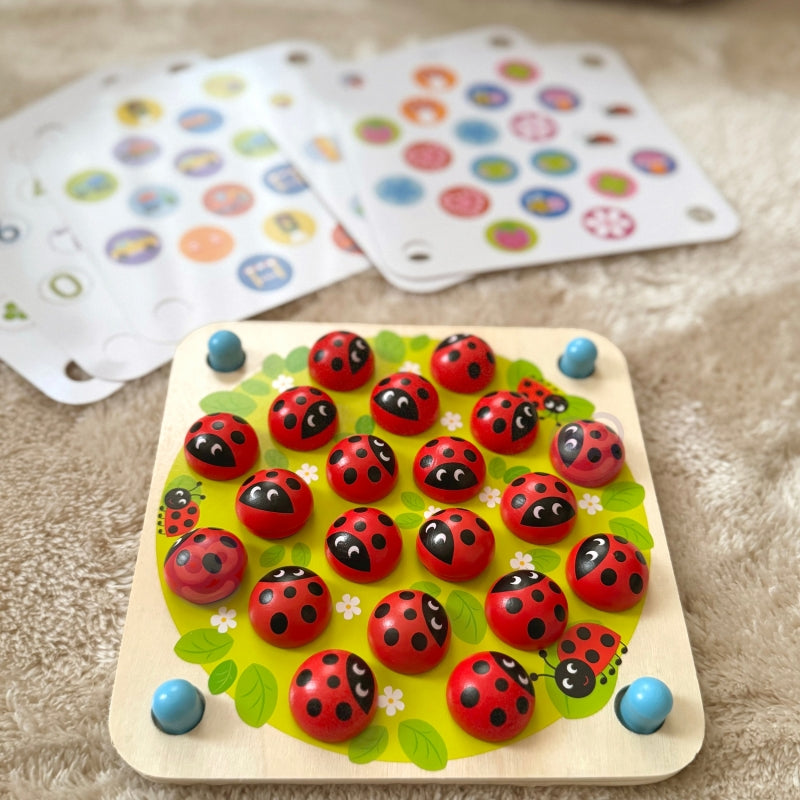 WOOPIE Houten Lieveheersbeestje Memory Spel