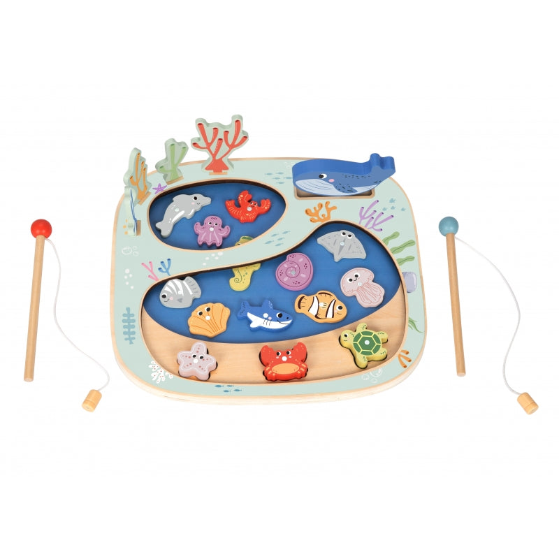 TOOKY TOY Vang de Vis Behendigheidsspel Montessori Puzzel