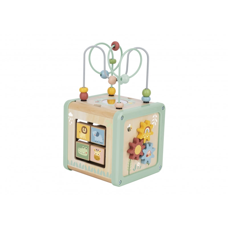 WOOPIE Houten Activiteitenkubus + Multifunctionele Educatieve Sorteerder