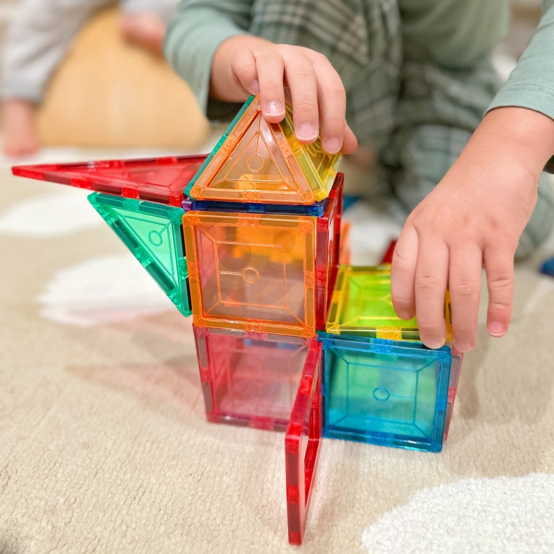 WOOPIE Magnetische Bouwblokken Montessori 3D, 28 stuks