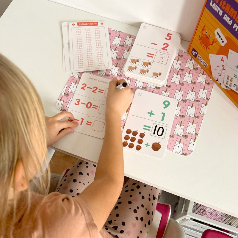 WOOPIE Educatieve Kaarten spel, Flashcards voor het Leren van Tellen