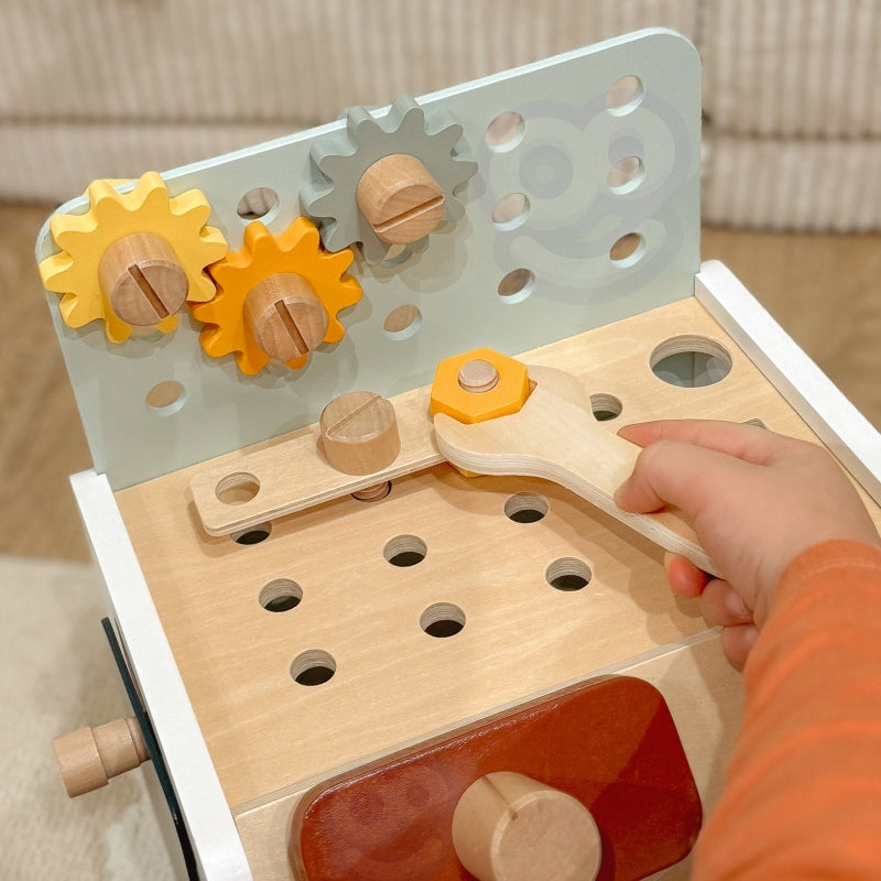 CLASSIC WORLD houten werkbank met gereedschap