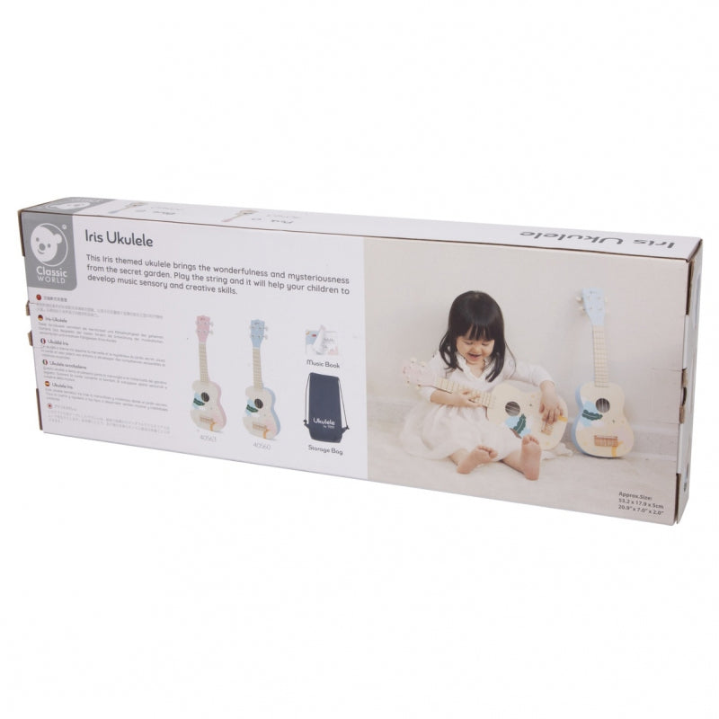 CLASSIC WORLD Houten Gitaar voor Kinderen - Blauw