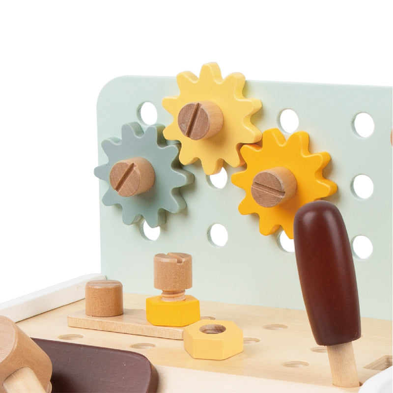 CLASSIC WORLD houten werkbank met gereedschap
